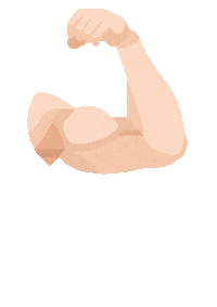 train_centric fitness gym flex muscle Sticker