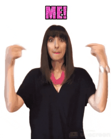 jennrobbins pick me jenn jenn robbins pointing at self GIF