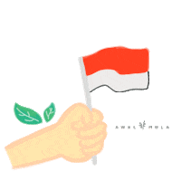 17 Agustus Merdeka Sticker by awalmulacoid