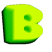 B Icon Sticker by Beyond Theory