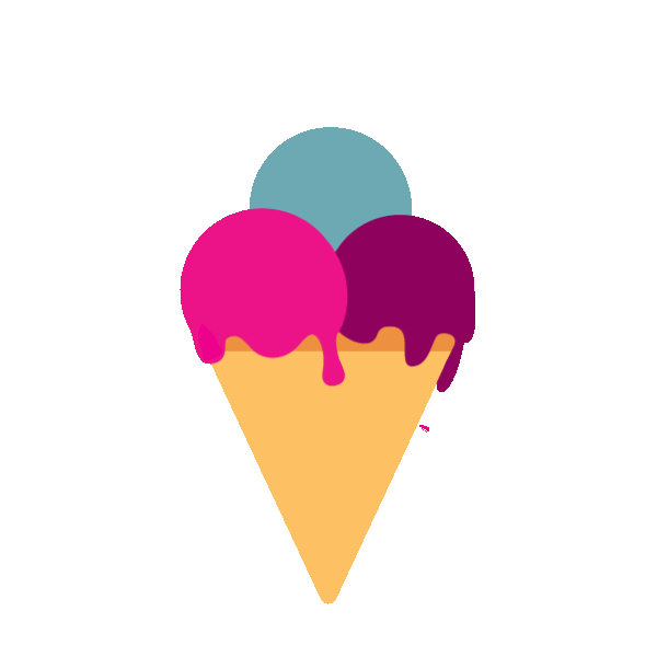 Entrio_tehnologije hot summer ice cream icecream Sticker