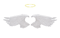 Angel Wings Halloween Sticker