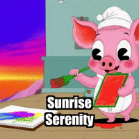 Sunrise Hiking GIF by The Pigasso