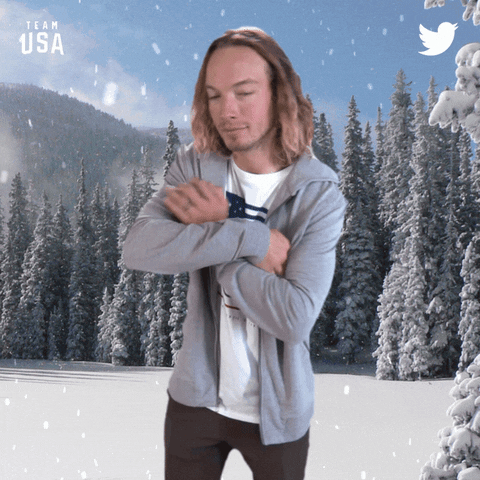 winter olympics nod GIF by Twitter