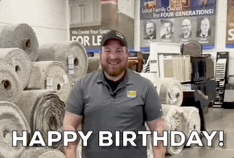 Happy Birthday Congrats GIF by Floor Trader of Tacoma