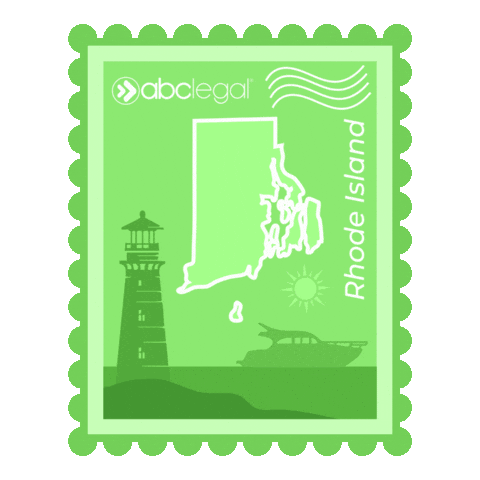 Rhode Island Letter Sticker by ABCLegal