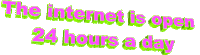 24 hours internet Sticker by AnimatedText