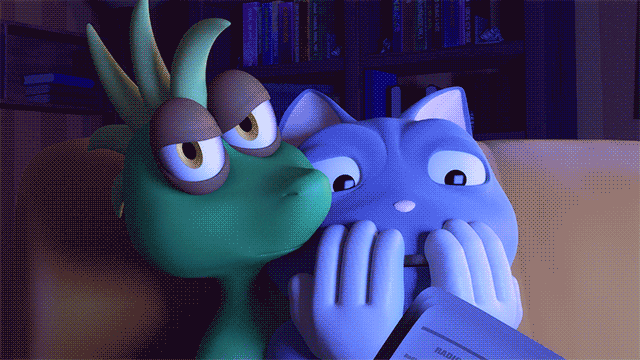 I Love You Cat GIF by Brave Lunch