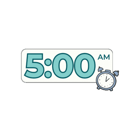 Tired Alarm Clock Sticker by Dr Golly