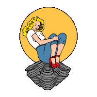 LucillesOyster lucy foodtruck oyster laval Sticker