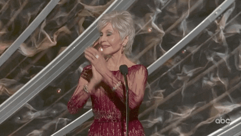 Jane Fonda Oscars GIF by The Academy Awards