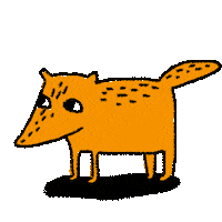 small fox illustration Sticker by Kochstrasse™
