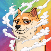 Shiba Inu Smoking GIF by Doge Pound