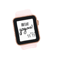 Pink Watch Sticker