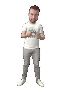 3D Portrait Sticker by Originals