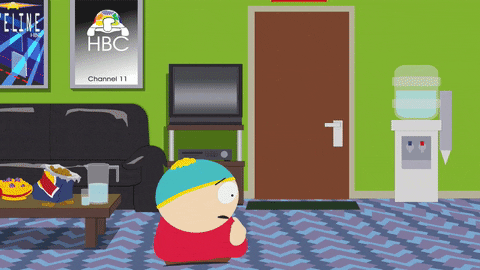 panicking eric cartman GIF by South Park 