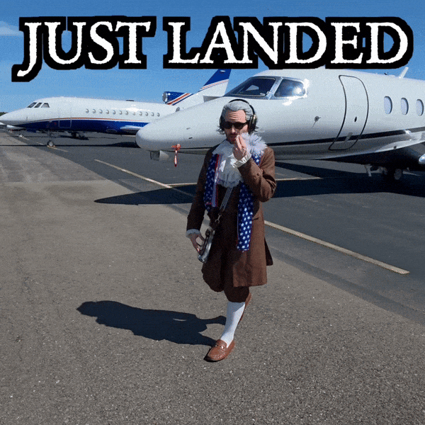 The Eagle Has Landed Airplane GIF