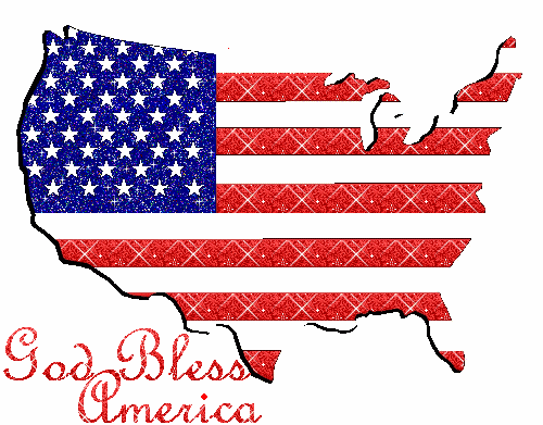God Bless America Happy 4Th Of July GIF