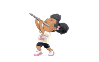 Flute Sticker by Simon Kids