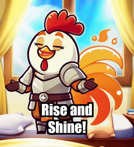 Rise And Shine Morning GIF by Zorooster