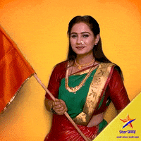 Saree Marathi GIF by Star Pravah