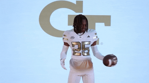 Georgia Tech Football Sport GIF by Georgia Tech Yellow Jackets