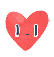 Big Eyes Love Sticker by Katy Wang