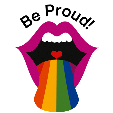 Proud Pride Sticker by Videoland
