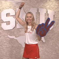 Ponyup Womenstennis GIF by SMU Mustangs