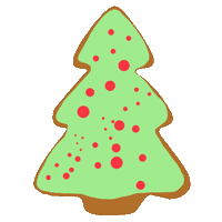Christmas Cookie Eating Sticker