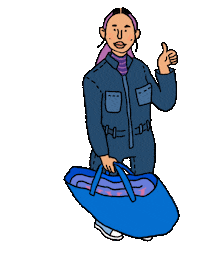 Jumpsuit Swapping Sticker by Clothing Loop