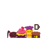 damaycafeeconfeitaria personagens damay turminhadamay Sticker