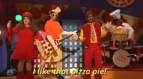 Aziz Ansari Pizza GIF by Saturday Night Live