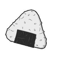 genewaldesign sushi rice maki japanese food Sticker