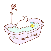 BebeBamboo bath shower bathtime babybath Sticker