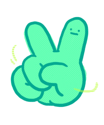 Peace Yukislimez Sticker by Smol Bucket
