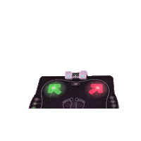 Dance Dance Revolution Dancing Sticker by NESSTOY