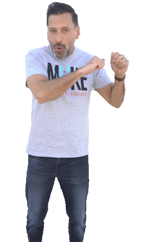 Happy Oh Yeah Sticker by Mike The Realtor