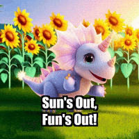 Summer Joy GIF by Divineasaur