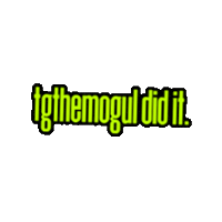 Sticker by TG The Mogul