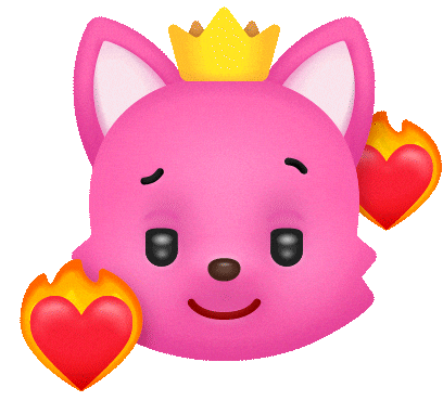 하트 Fire Heart Sticker by Pinkfong