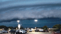 Massive Shelf Cloud Hovers Over Western Michigan City