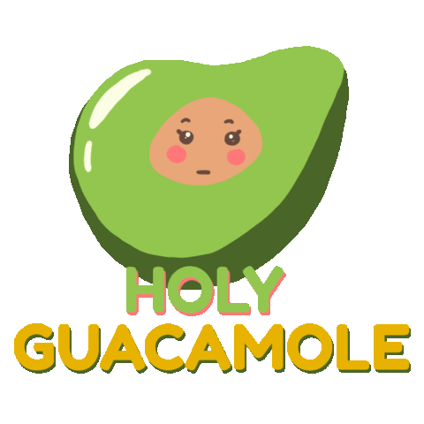 Fruit Avocado Sticker by Dita W. Yolashasanti