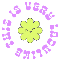 Happy Flower Power Sticker by Holic Nation