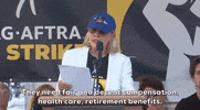 Christine Baranski Strike GIF by GIPHY News