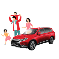 Red Car Fun Sticker by mitsubishimotors_sg