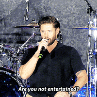 aborddelimpala jensen ackles entertained aborddelimpala GIF