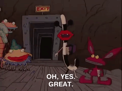 aaahh real monsters nicksplat GIF
