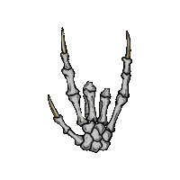 Rock Skull Sticker