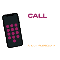 Phone Knock Sticker by AndomForNY